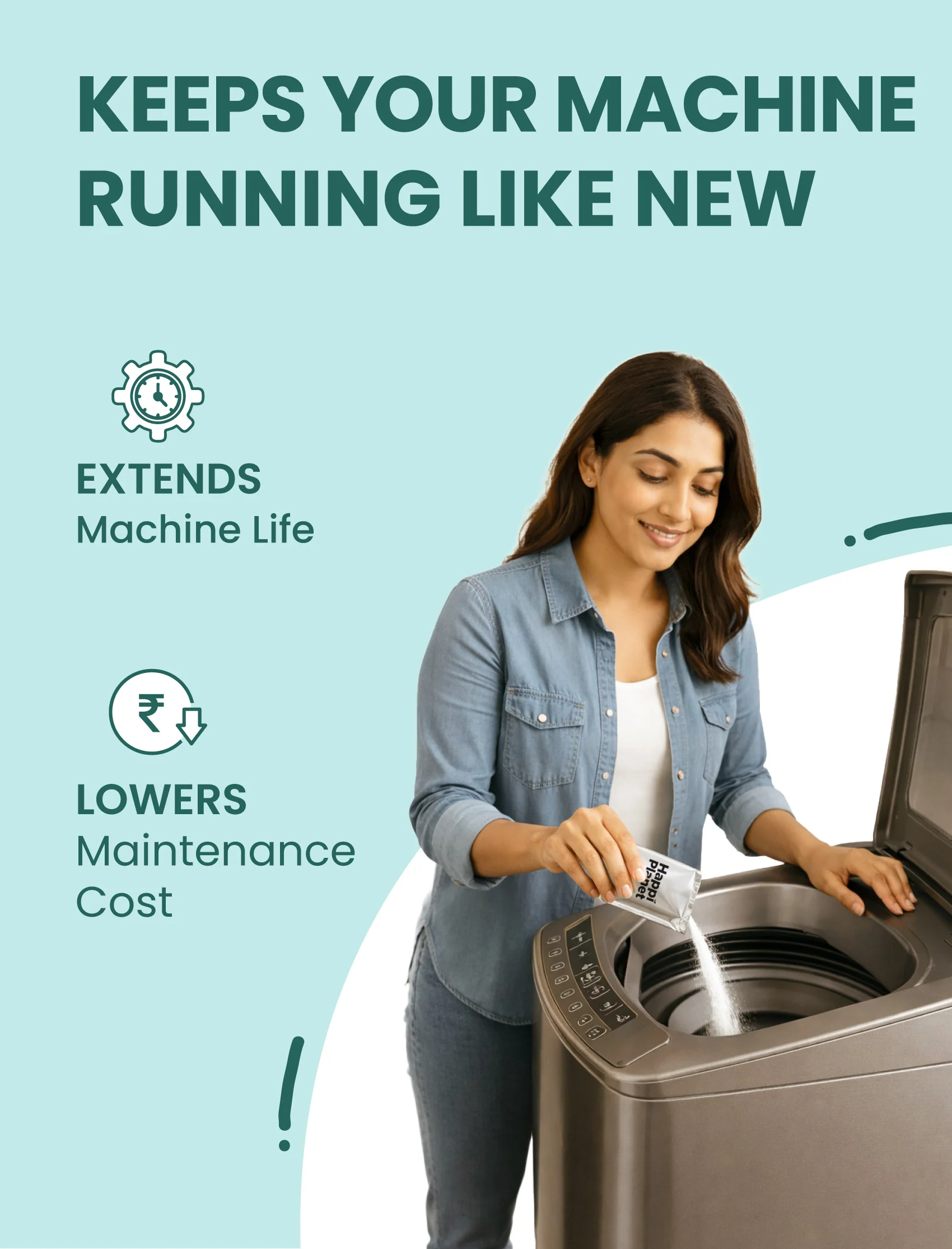 Washing Machine Cleaner & Descaler Powder - Image 7