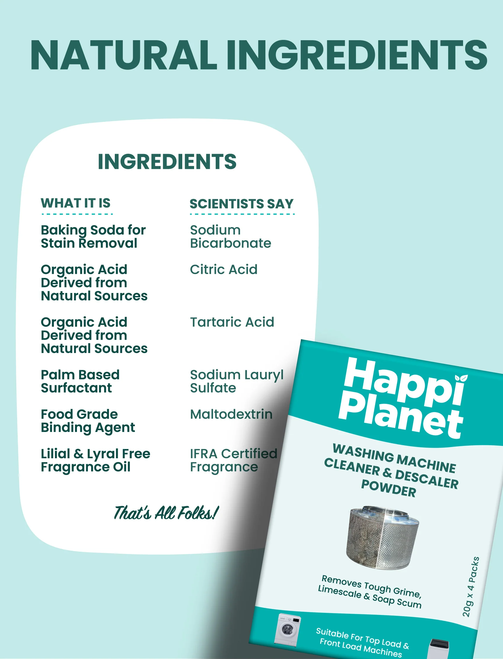 Washing Machine Cleaner & Descaler Powder - Image 8